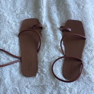 Simmi London brown sandals. Worn four times